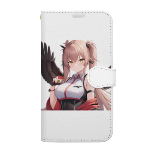 鳥界のアイドル❤️鷹のTAKA様 Book-Style Smartphone Case