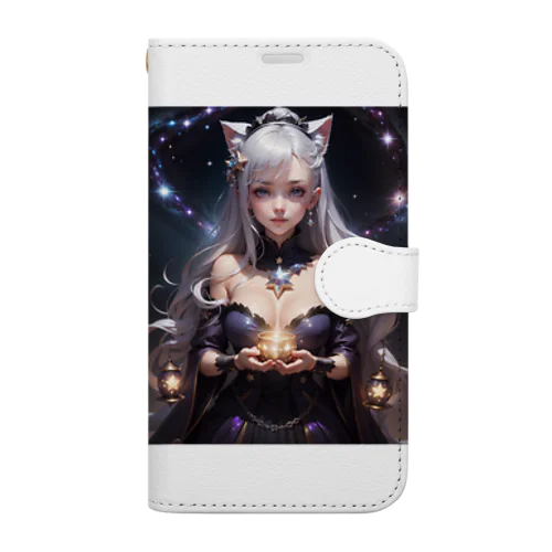 ねこ耳魔女のハロウィーン　 Book-Style Smartphone Case