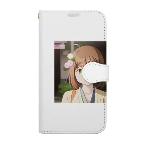 巫女 Book-Style Smartphone Case