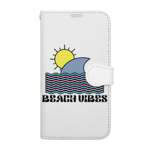 BEACH VIBES 手帳型スマホケース