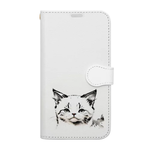 ねこさん８ Book-Style Smartphone Case