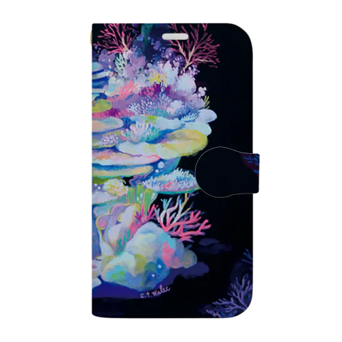 珊瑚の森 Book-Style Smartphone Case