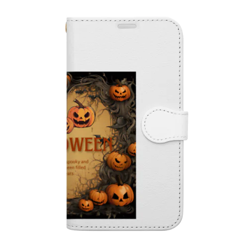 ハロウィングッズ色々 手帳型スマホケース