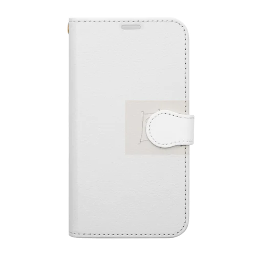 抽象的な詩的なイラストのワンポイント Book-Style Smartphone Case