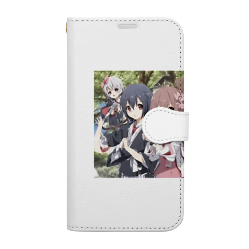 ハイスクール萌え女子 Book-Style Smartphone Case