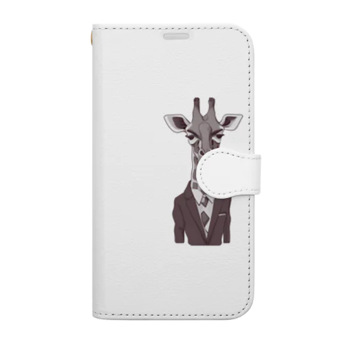 キリン係長🦒 Book-Style Smartphone Case