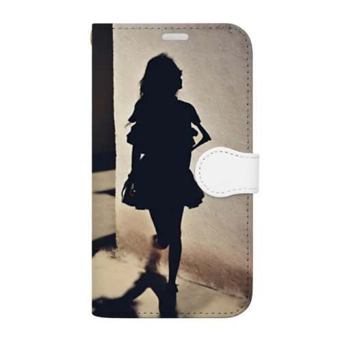 綺麗な女性の影グッズ Book-Style Smartphone Case