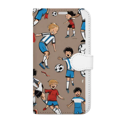 サッカー小僧 Book-Style Smartphone Case