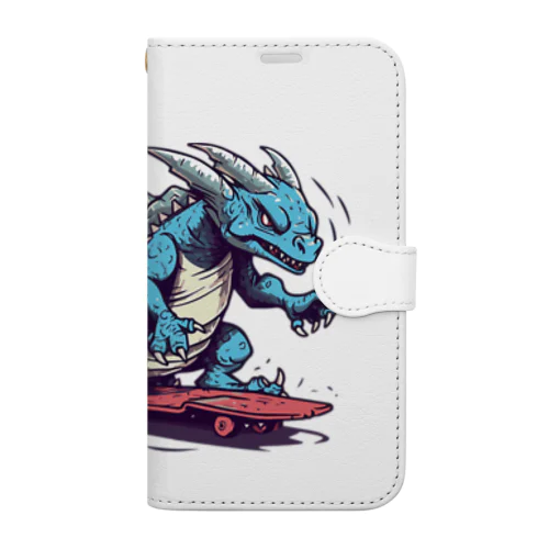 来年は辰年！！！ドラゴン Book-Style Smartphone Case