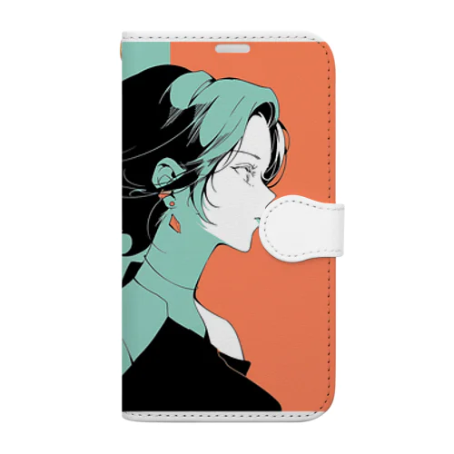 スタイリッシュガール Book-Style Smartphone Case