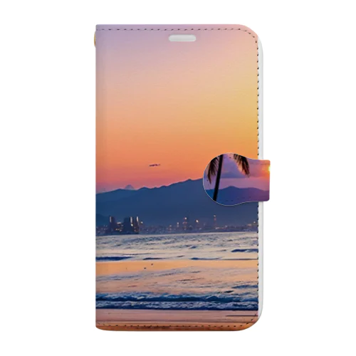 夕日のグッズ Book-Style Smartphone Case