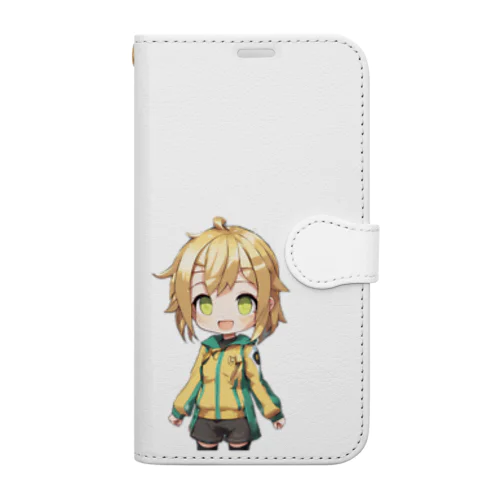 金髪ショートの女の子 Book-Style Smartphone Case