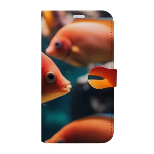 珊瑚の楽園、美魚群グッズ Book-Style Smartphone Case