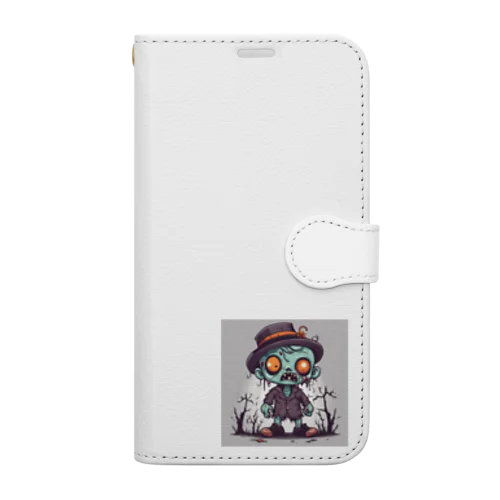 ハローウィンゾンビ Book-Style Smartphone Case