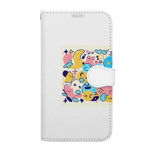 ゆるっとかわいい星 Book-Style Smartphone Case