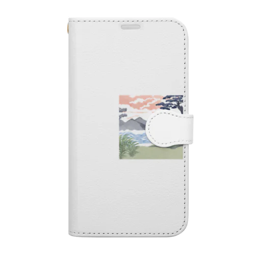 北斎風アレンジくん Book-Style Smartphone Case