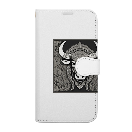 草原の守護者 (Prairie Guardian) Book-Style Smartphone Case
