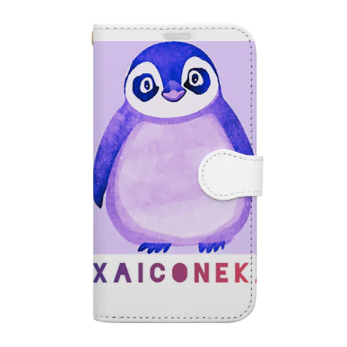 oxaiペンギン 手帳型スマホケース