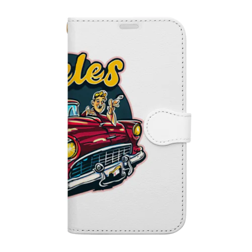 OLDIES　　50’ｓ ＣＡＲ Book-Style Smartphone Case