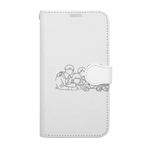 728ちゃん Book-Style Smartphone Case