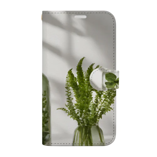おしゃれ植物グッズ Book-Style Smartphone Case