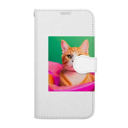 イケイケ猫ちゃん Book-Style Smartphone Case