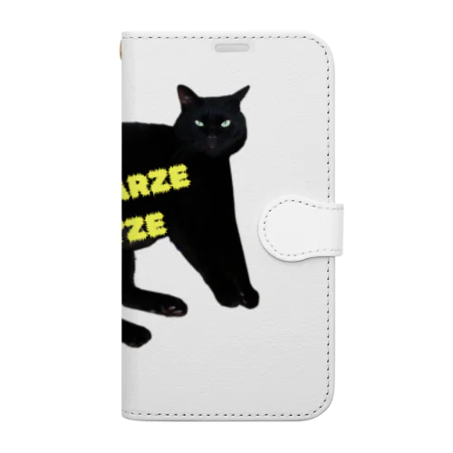 Schwarze Katze(黒猫) 2 Book-Style Smartphone Case