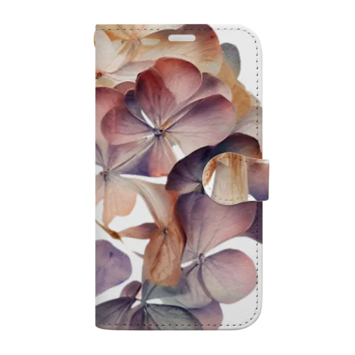 アジサイ Hydrangea Book-Style Smartphone Case