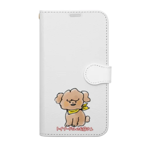 トイプードルのお爺さん Book-Style Smartphone Case