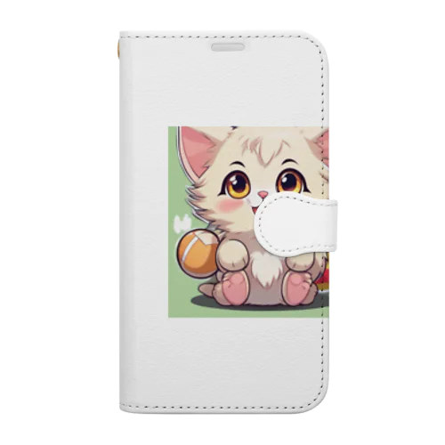 子猫のマイちゃん Book-Style Smartphone Case