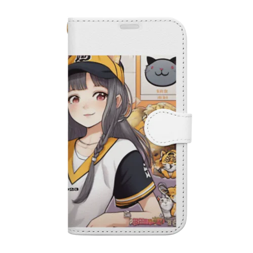 阪神タイガース　優勝　マスコット　トラ娘 Book-Style Smartphone Case