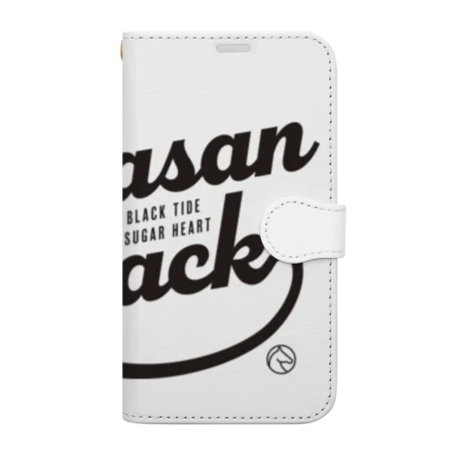 キタサンブラック（タイポグラフィBLACK） Book-Style Smartphone Case