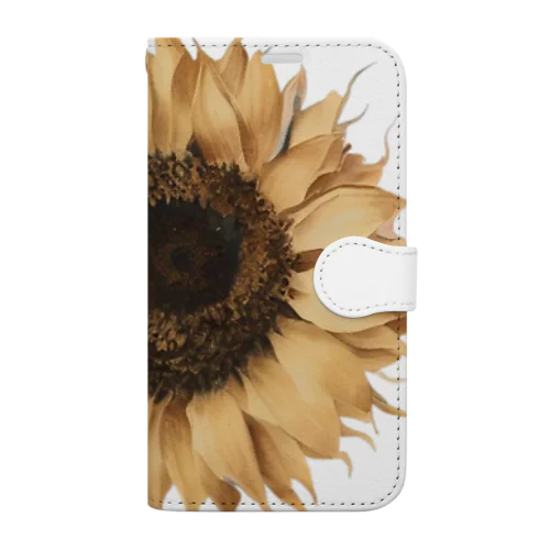 ヒマワリ Sunflower Book-Style Smartphone Case