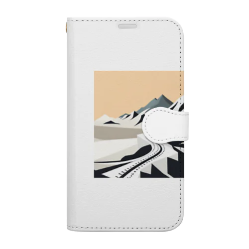 有名な観光スポットイメージ画像： シルクロード（中央アジアから中国まで） Book-Style Smartphone Case