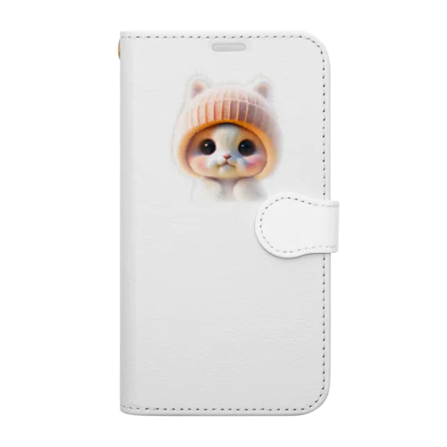 にゃんともかわいい日常 Book-Style Smartphone Case