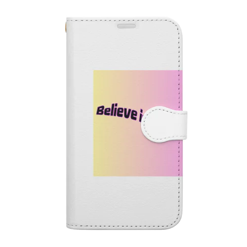 信じることの Book-Style Smartphone Case