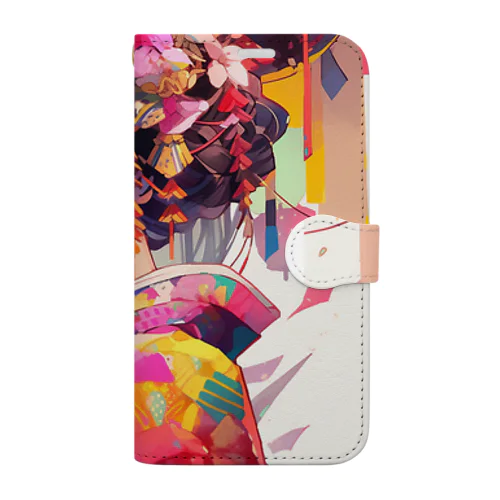 花魁 Book-Style Smartphone Case