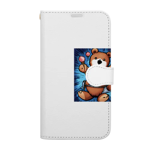 ヒップホップなクマさん Book-Style Smartphone Case