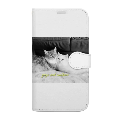 #ネコヒメペット 97ฅ^ơωơ^ฅ♡ Book-Style Smartphone Case