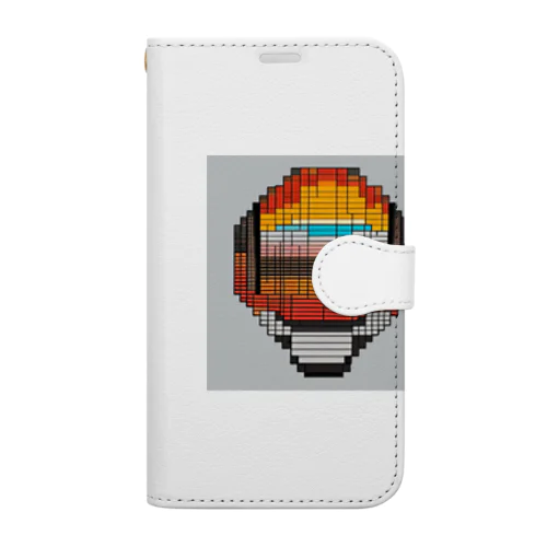 ドット絵の法螺貝 手帳型スマホケース