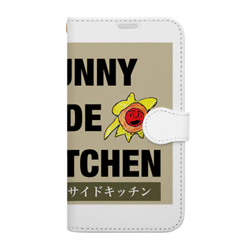 SUNNY SIDE KITCHEN 手帳型スマホケース