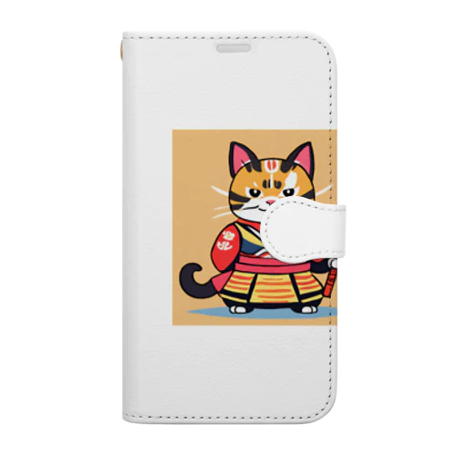 戦国武将猫 Book-Style Smartphone Case