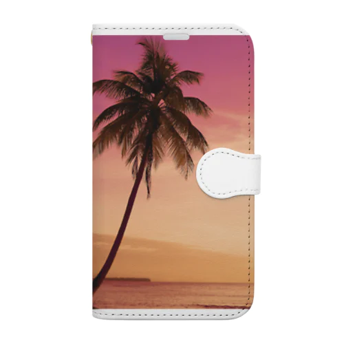 Sunset Beach Book-Style Smartphone Case