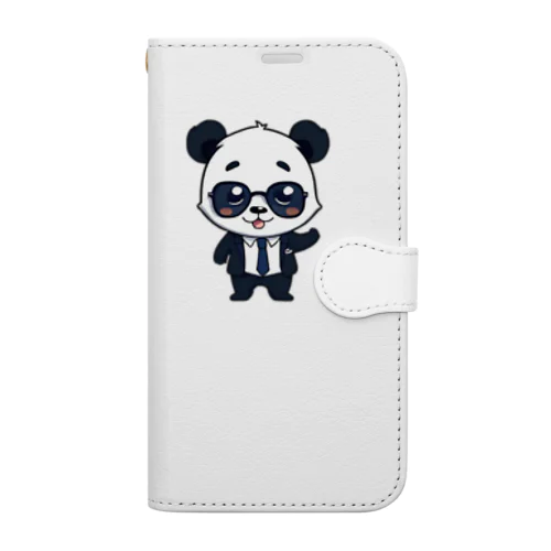 安田亜村パンダスキン Book-Style Smartphone Case