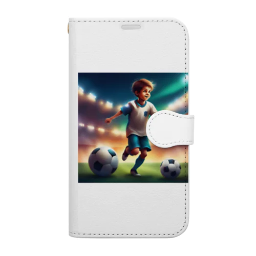 サッカー小僧 Book-Style Smartphone Case