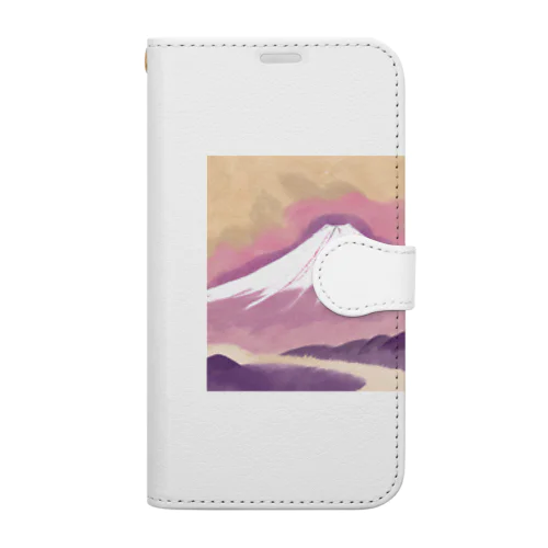 まうんとふじ Book-Style Smartphone Case