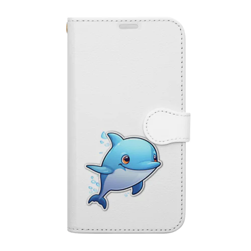 イルカくん Book-Style Smartphone Case