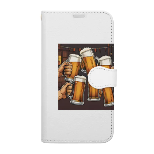 ビールで乾杯！ Book-Style Smartphone Case