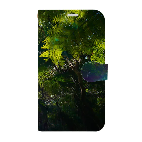 パワフル！世界自然遺産の森から Book-Style Smartphone Case