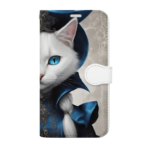 帽子屋ねこ Book-Style Smartphone Case